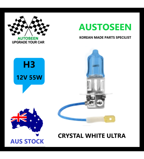 CRYSTAL WHITE ULTRA H3 12V 55W